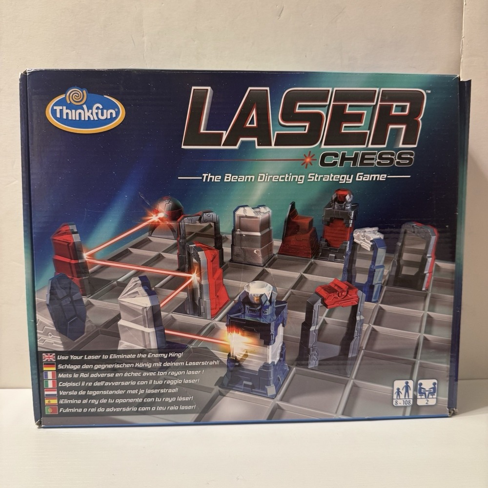 Thinkfun Laser Chess The Beam Directing Strategy Game 2 Player. Complete / Works